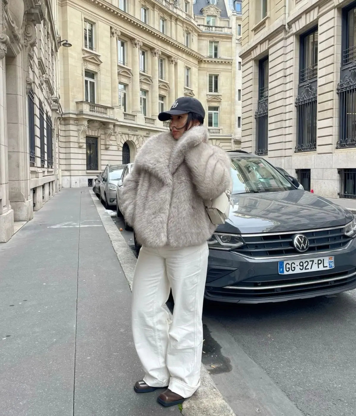 Maja | Stylowa kurtka zimowa damska ze sztucznego futra