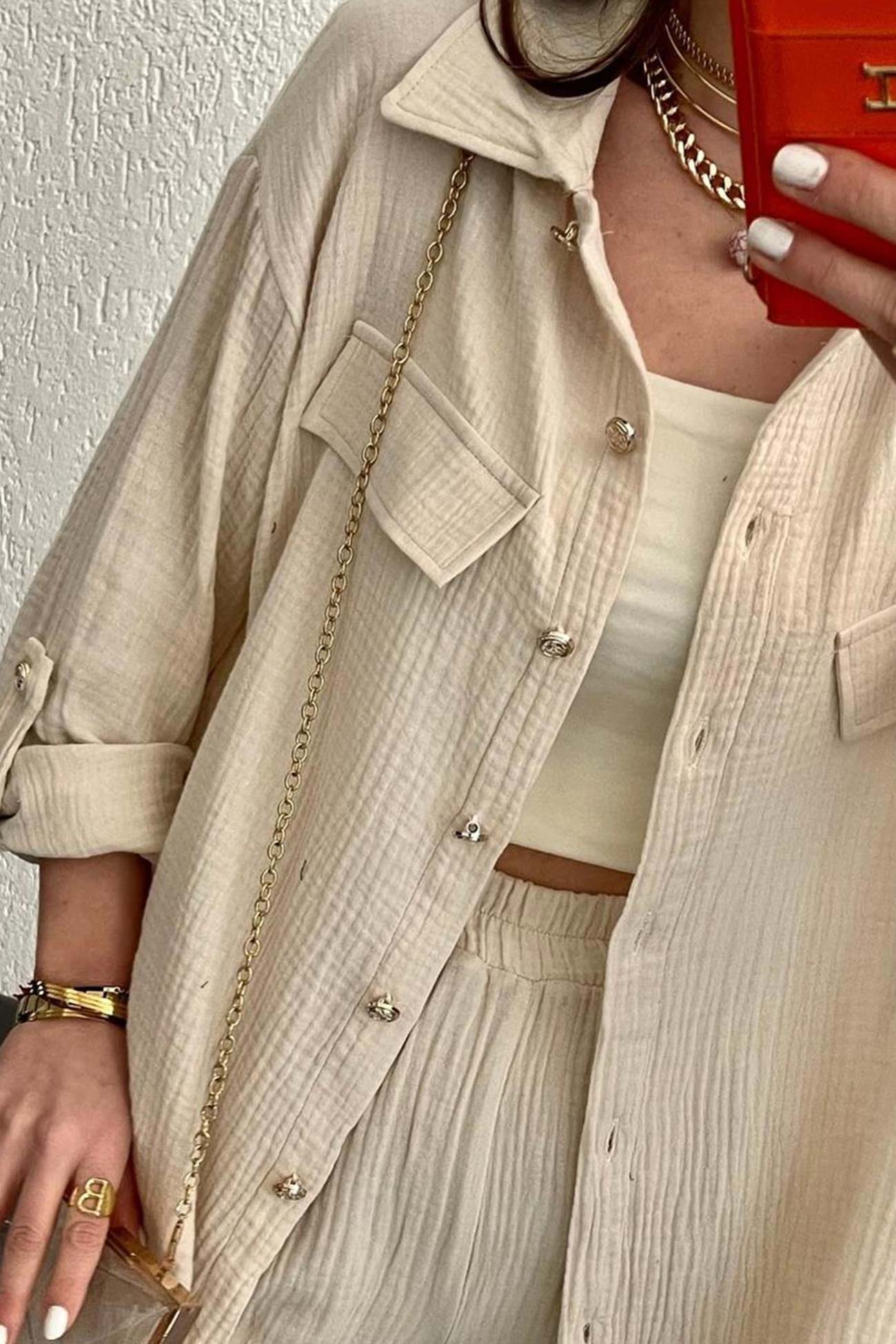 Lena - Komplet damski letni - Świeża i modna stylizacja na lato