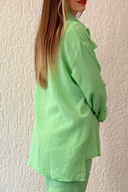 Lena - Komplet damski letni - Świeża i modna stylizacja na lato