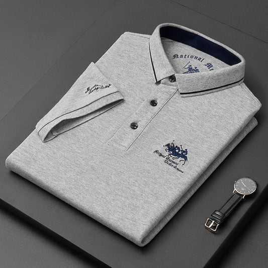 Letnia koszulka polo męska w klasycznym stylu – elegancja i wygoda na każdą okazję