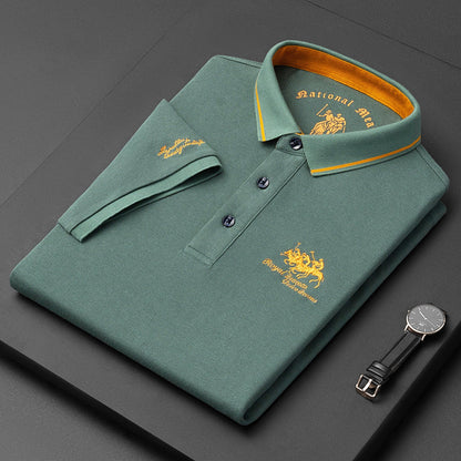 Letnia koszulka polo męska w klasycznym stylu – elegancja i wygoda na każdą okazję