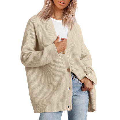 Elwira | Kardigan damski oversize w paski