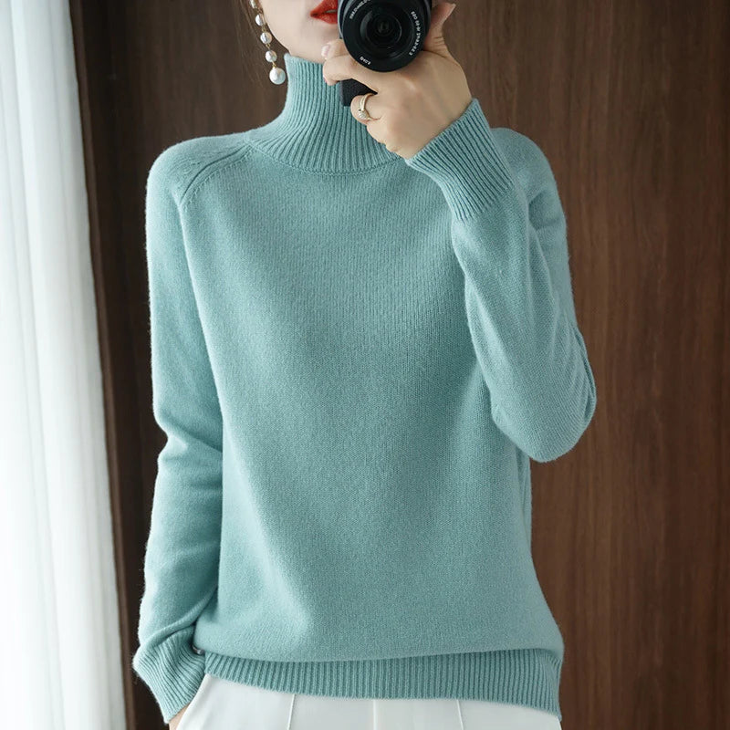 Lidia | Sweter damski z golfem