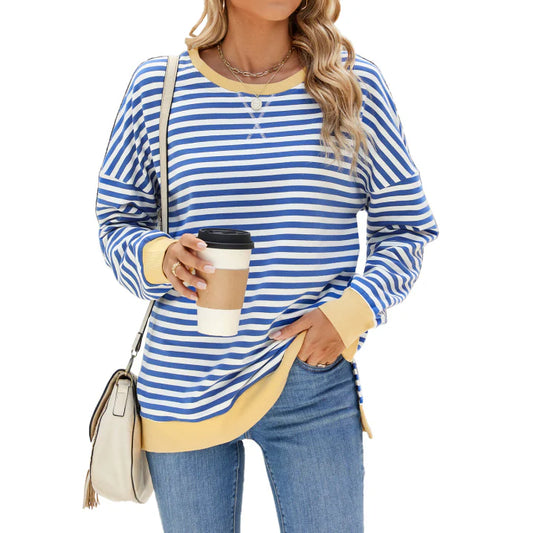 Aurelia | Sweter damski w paski