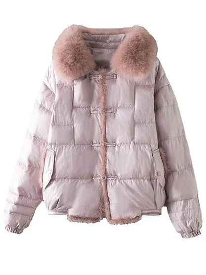 Łucja Oversize Pikowana Kurtka na Wiosnę – Vintage i Lekka