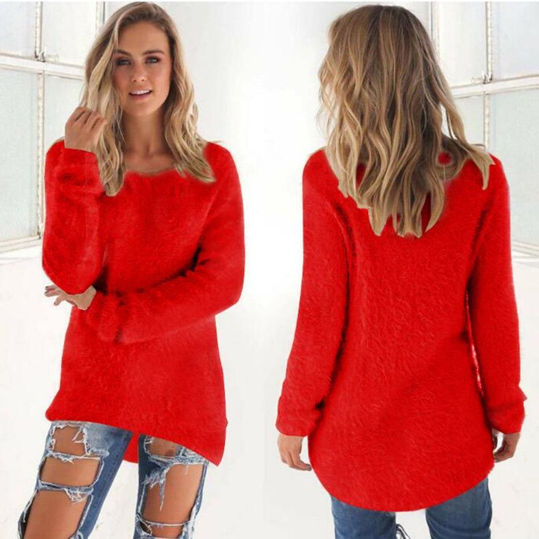 Natalia - Elegancki Damski Sweter z Klasycznym Akcentem