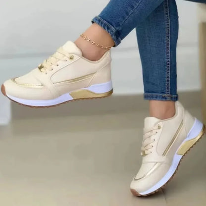 Damskie eleganckie buty sportowe z lekką konstrukcją i stylowym wykończeniem