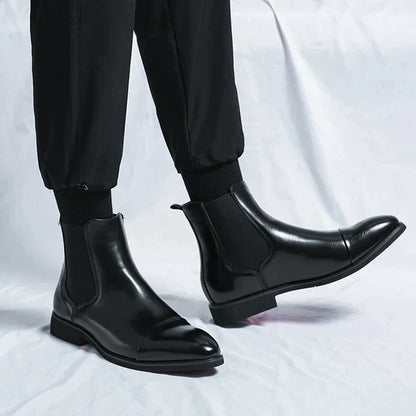 Mariusz – Eleganckie Chelsea Buty Męskie