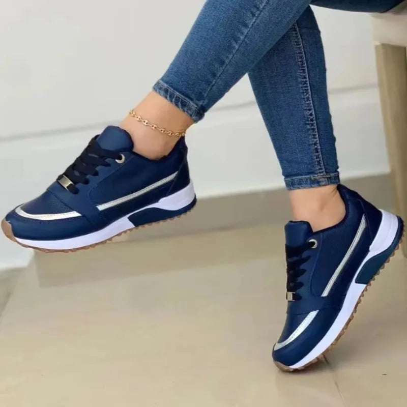 Damskie eleganckie buty sportowe z lekką konstrukcją i stylowym wykończeniem