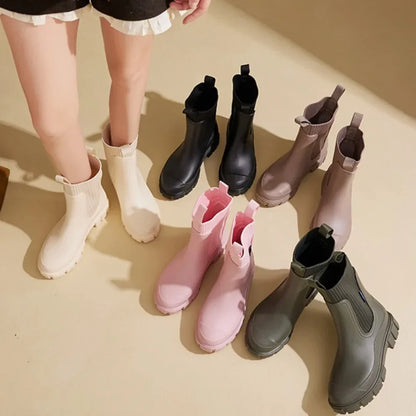 Zofia | Kalosze damskie z elastyczną cholewką