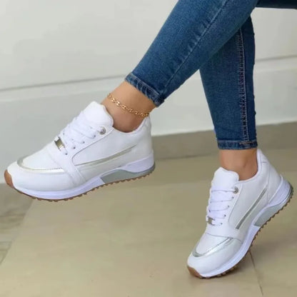 Damskie eleganckie buty sportowe z lekką konstrukcją i stylowym wykończeniem