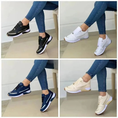 Damskie eleganckie buty sportowe z lekką konstrukcją i stylowym wykończeniem