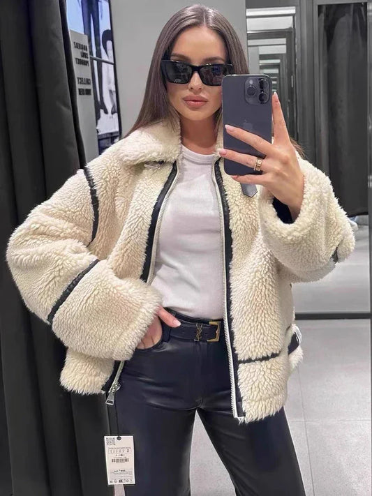 Aleksandra Modny Płaszcz na Wiosnę – Ciepły i Stylowy