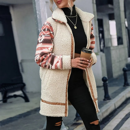Zuzanna Futrzany Płaszcz na Wiosnę
