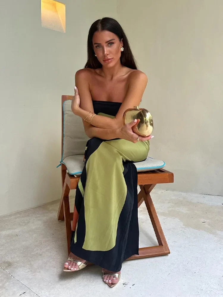 Żaneta - Stylowa sukienka bez rękawów damska