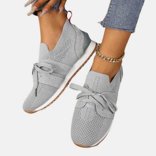 Sneakersy dla kobiet jesień lekkie oddychające tkanina elastyczna podeszwa