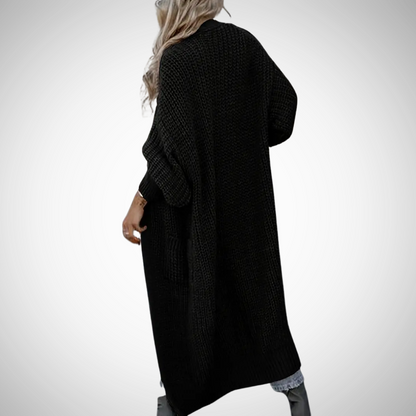Anna | Długi kardigan damski z dzianiny