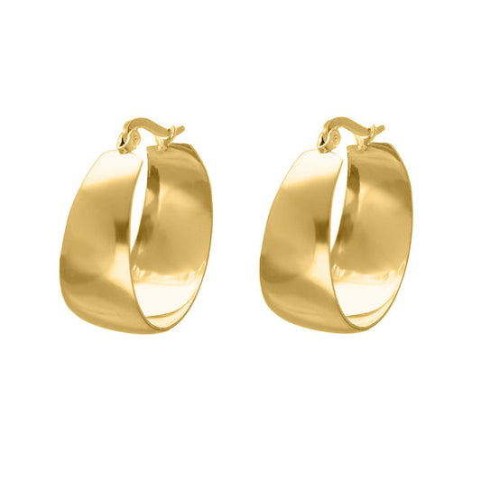 Lucyna - Kolczyki hoop statement – efektowny styl