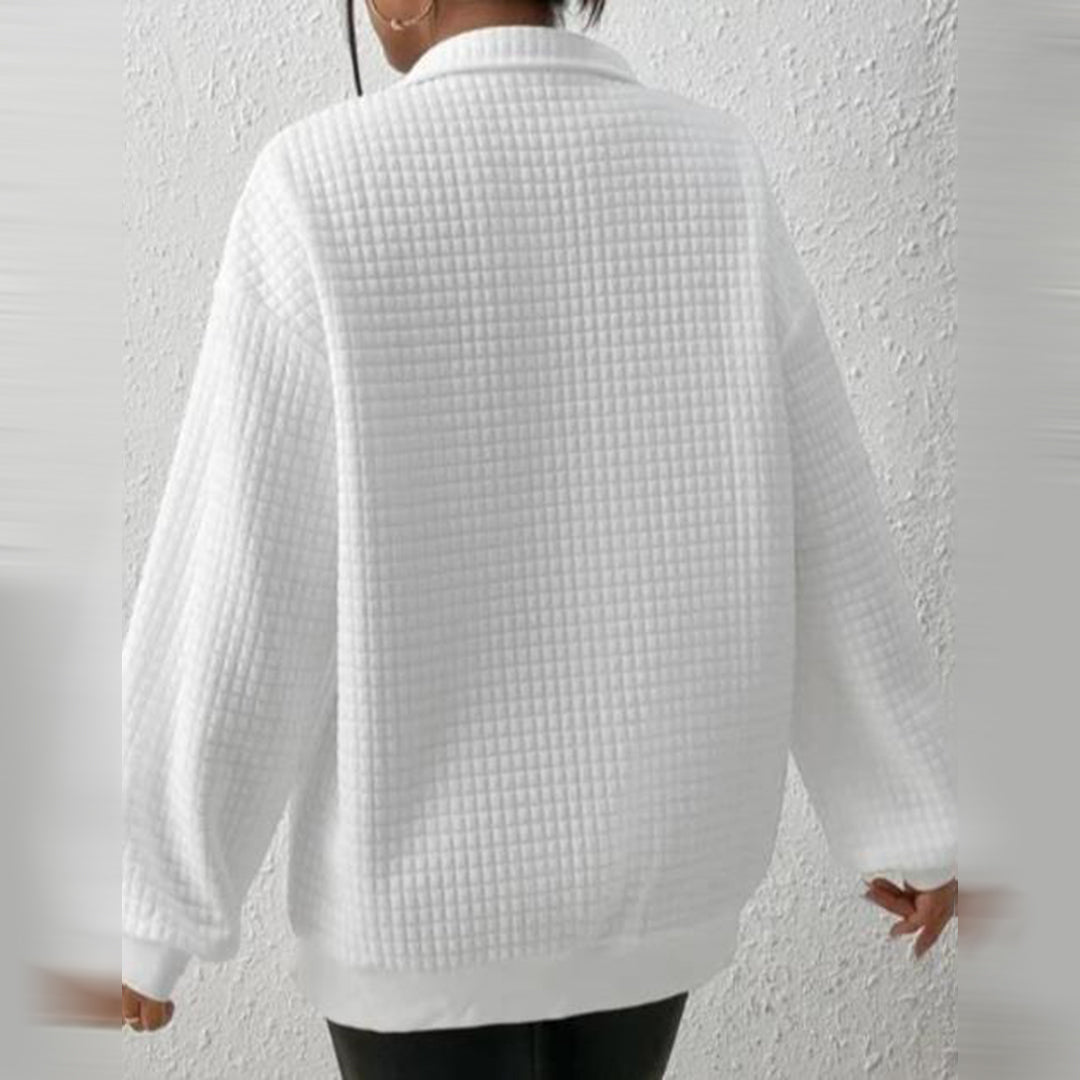 Elegante - Luksusowy Sweter Damski z Subtelnym Designem