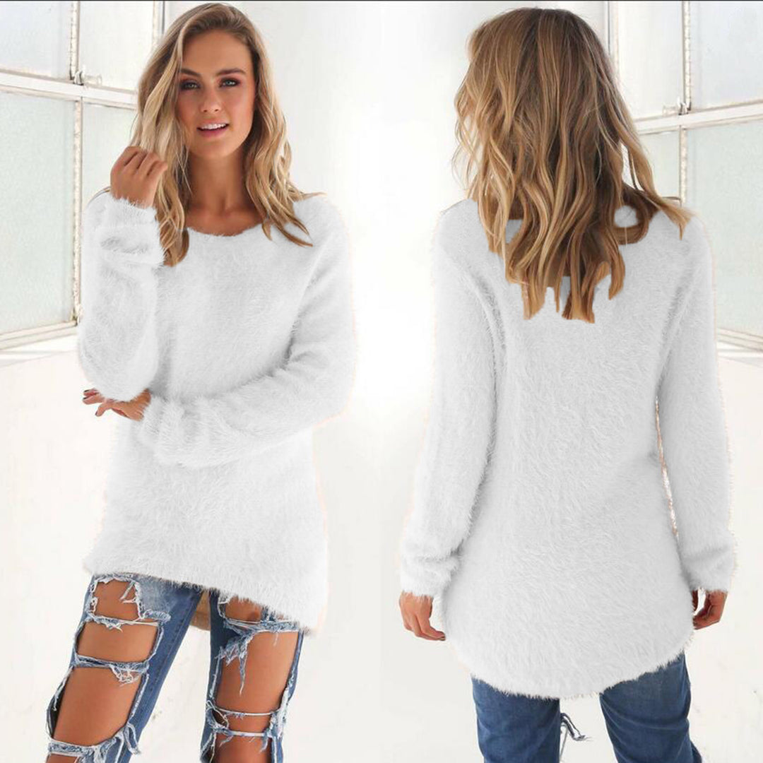 Natalia - Elegancki Damski Sweter z Klasycznym Akcentem