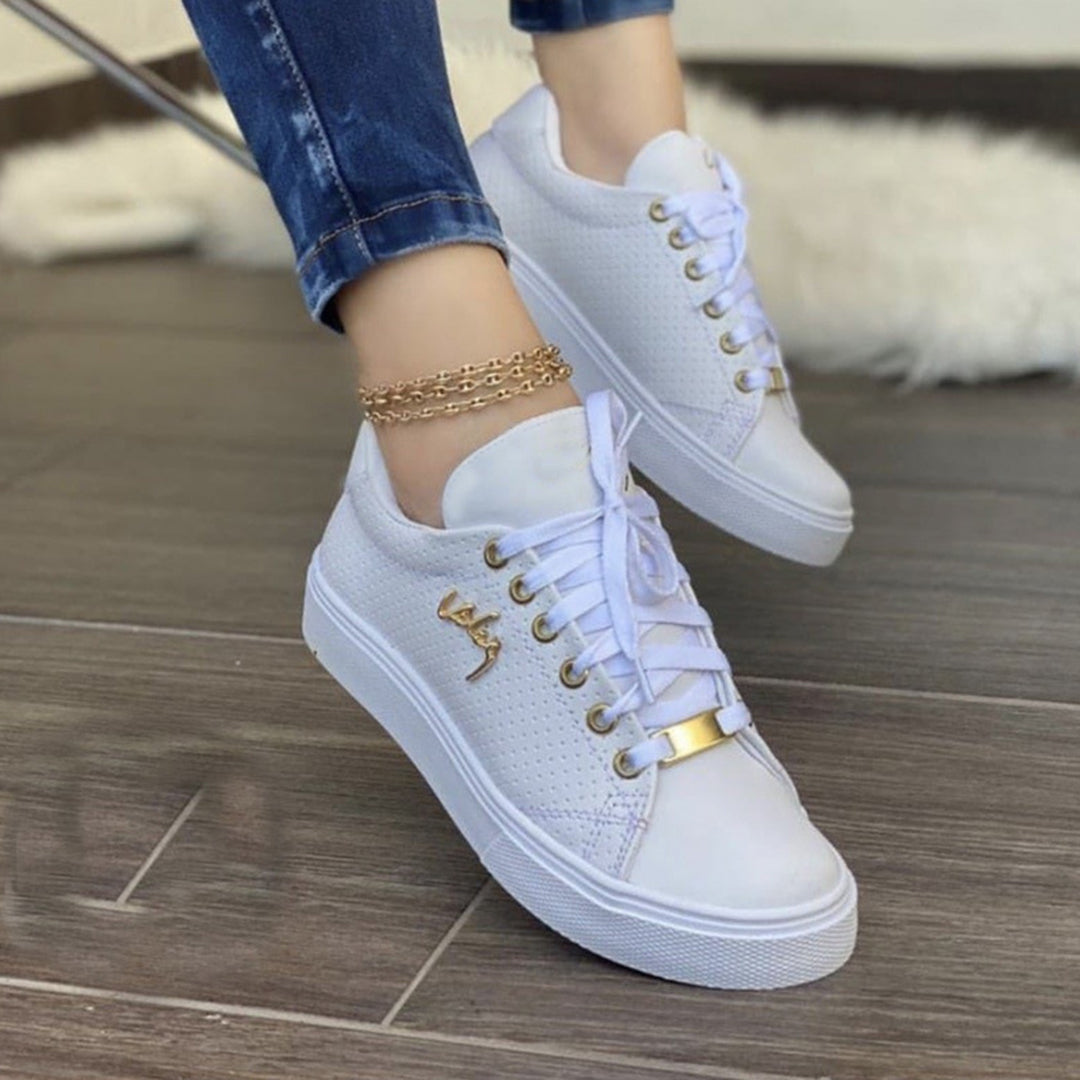 Estrella | Sneakersy damskie jesień z podwyższoną podeszwą