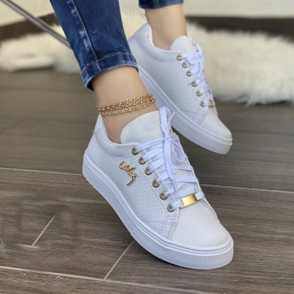 Estrella | Sneakersy damskie jesień z podwyższoną podeszwą