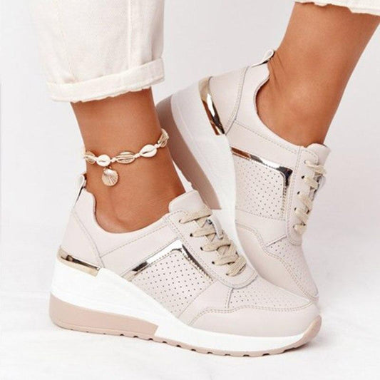 Damskie sneakersy z elastyczną podeszwą i nowoczesnym designem – stylowe wsparcie na każdy dzień