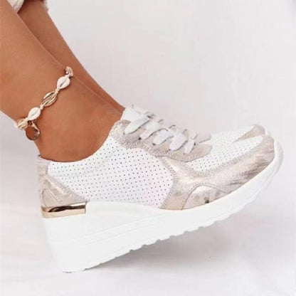 Damskie sneakersy z elastyczną podeszwą i nowoczesnym designem – stylowe wsparcie na każdy dzień