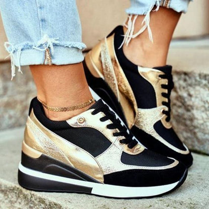Damskie sneakersy z elastyczną podeszwą i nowoczesnym designem – stylowe wsparcie na każdy dzień