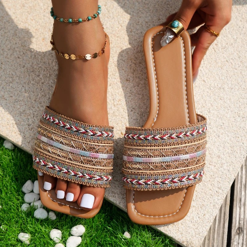 Natalia – Damskie Boho Sandały
