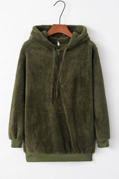 Lena | Ciepła bluza polarowa damska z kapturem