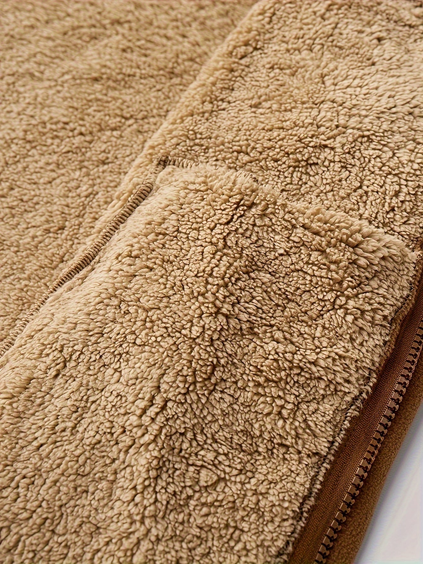 Tymon | Polarowa bluza męska z podszewką i zamkiem