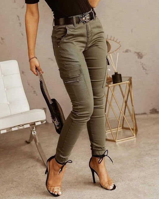 Karolina - Damskie Cargo Jeansy