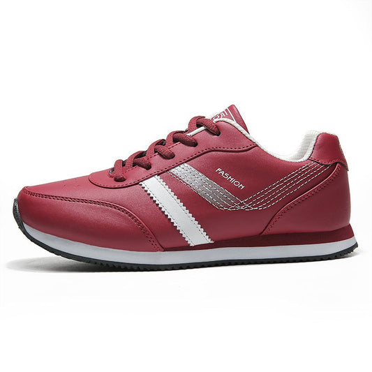 Weronika - PU Skórzane Sneakersy dla Kobiet