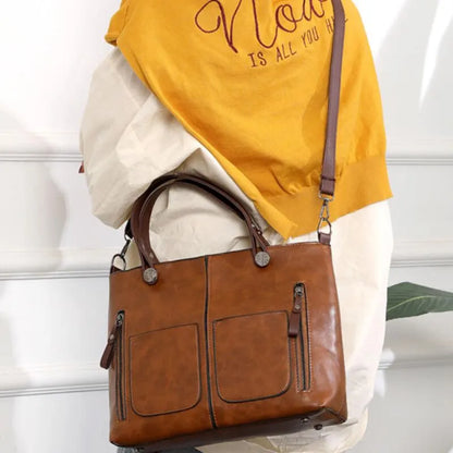 Elwira – Torebka Vintage z Naturalnej Skóry