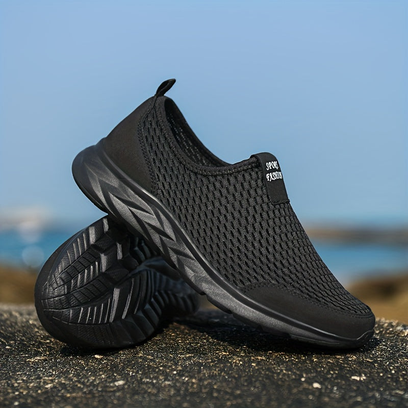Kamil | Sneakersy męskie slip-on oddychające