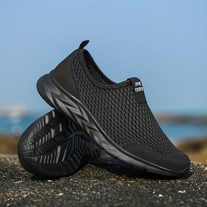 Kamil | Sneakersy męskie slip-on oddychające