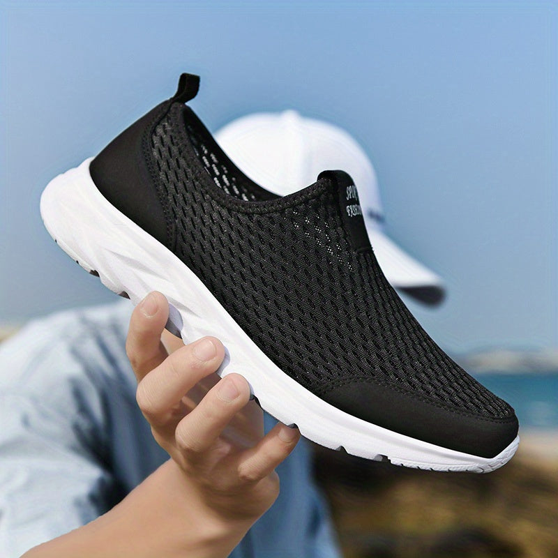 Kamil | Sneakersy męskie slip-on oddychające