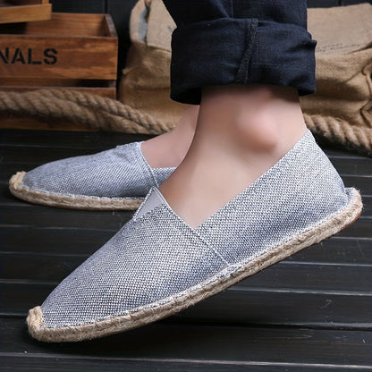 Espadryle męskie na lato w stylu loafers
