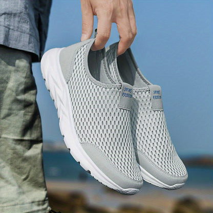 Kamil | Sneakersy męskie slip-on oddychające