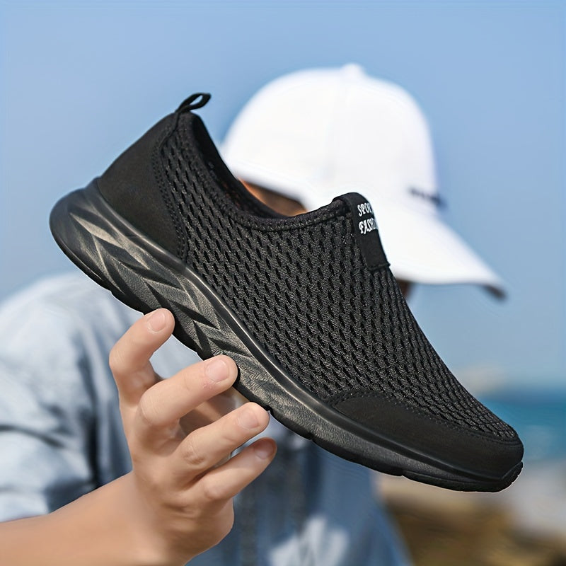 Kamil | Sneakersy męskie slip-on oddychające