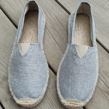 Espadryle męskie na lato w stylu loafers