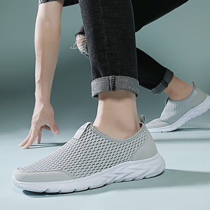 Kamil | Sneakersy męskie slip-on oddychające