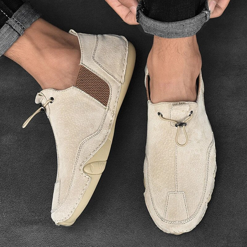 Męskie loafersy ze skóry naturalnej – klasyczna elegancja i wygoda na co dzień