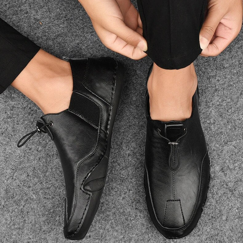 Męskie loafersy ze skóry naturalnej – klasyczna elegancja i wygoda na co dzień