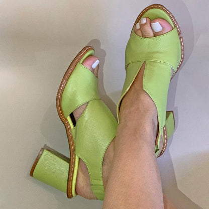 Joanna – Damskie Sandały na Obcasie