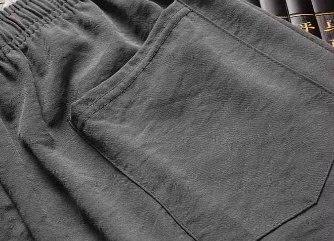 Alan | Orientalny lniany komplet dwuczęściowy