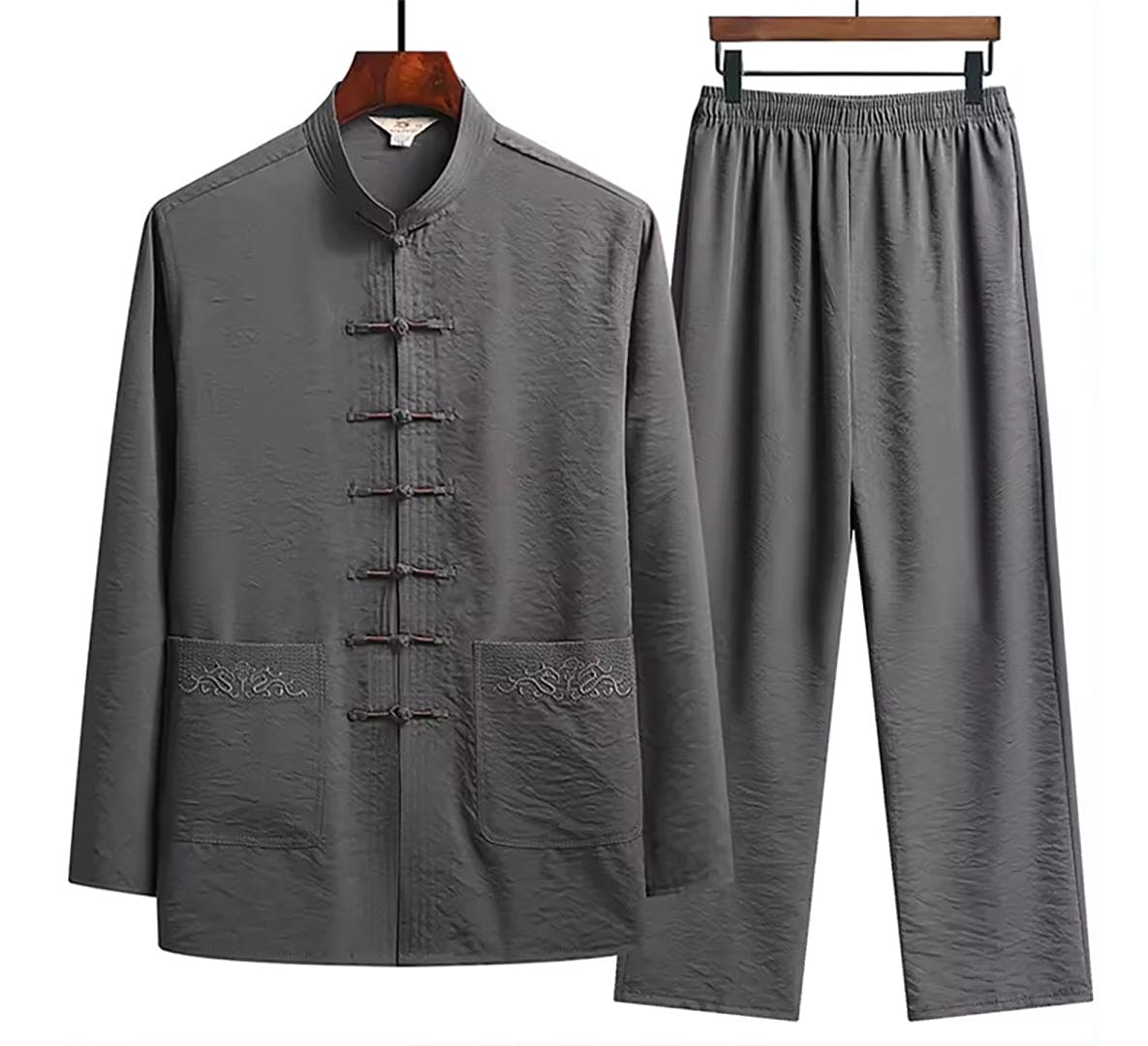 Alan | Orientalny lniany komplet dwuczęściowy