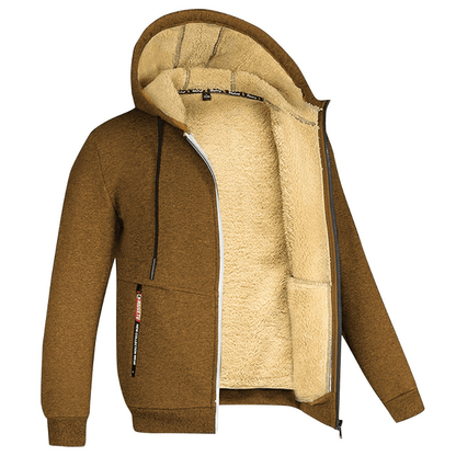 Théo | Bluza męska z kapturem ocieplana