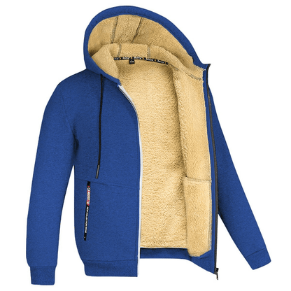 Théo | Bluza męska z kapturem ocieplana